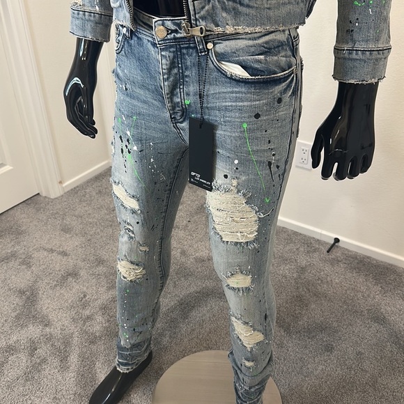 GFTD LA Paint Splatter Jeans - Picture 4 of 8